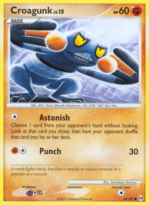 Croagunk Pokémon card