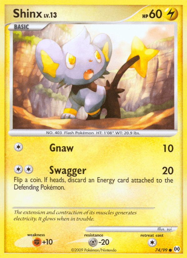 Shinx Pokémon card
