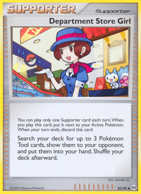 Department Store Girl Pokémon card