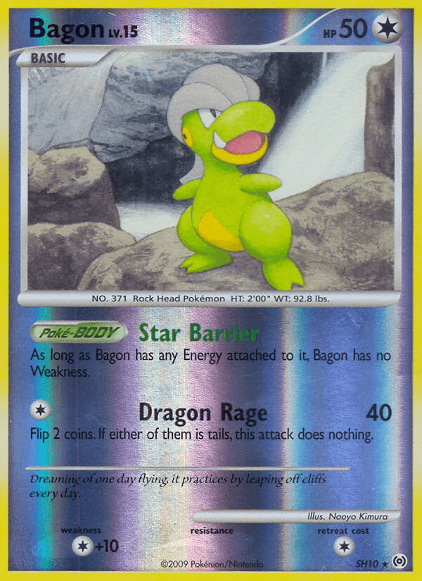 Bagon Pokémon card