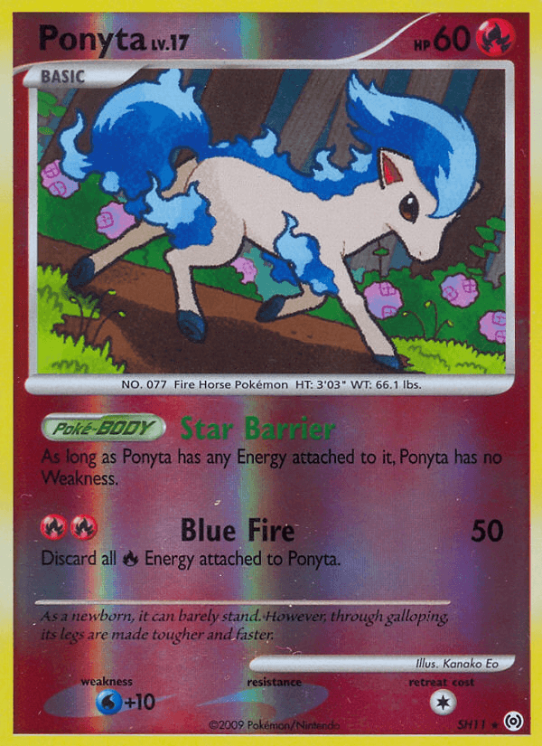 Ponyta Pokémon card