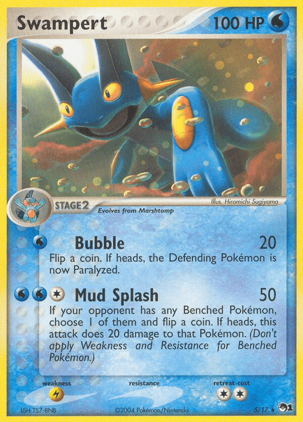 Swampert Pokémon card