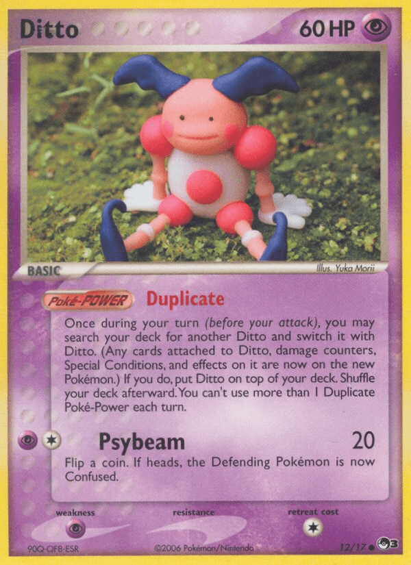 Ditto Pokémon card