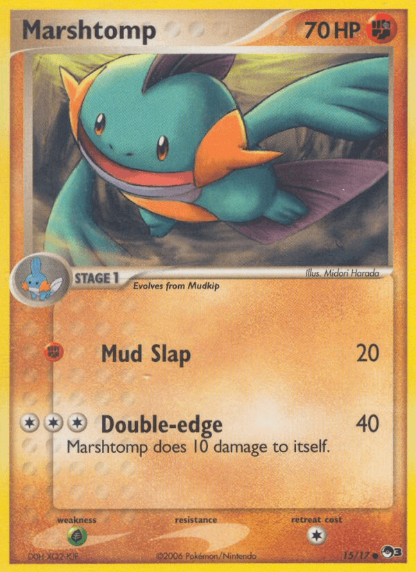 Marshtomp Pokémon card