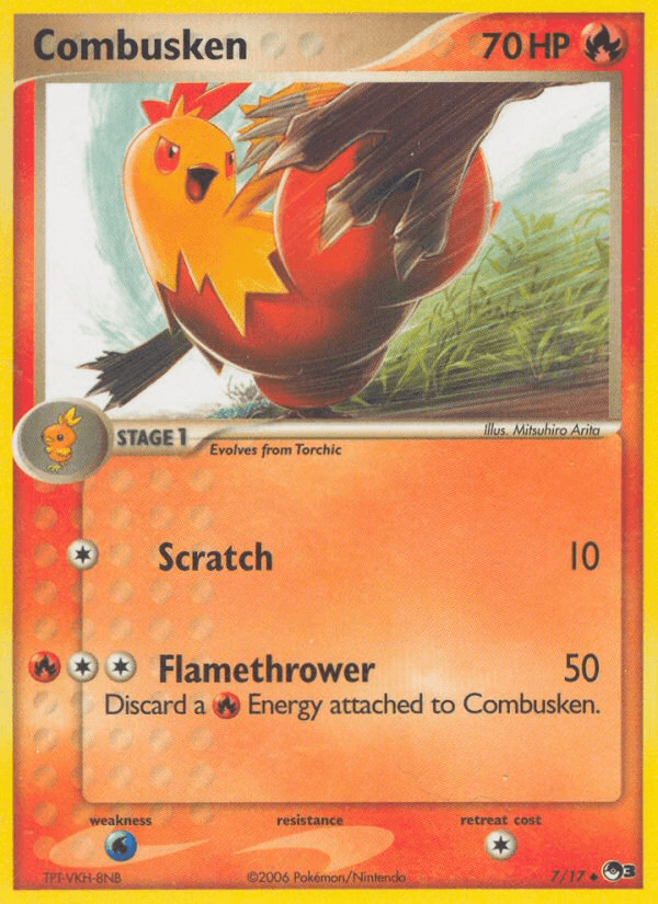 Combusken Pokémon card