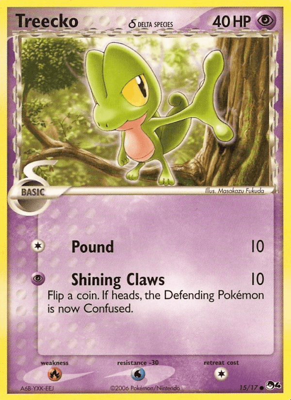 Treecko δ Pokémon card