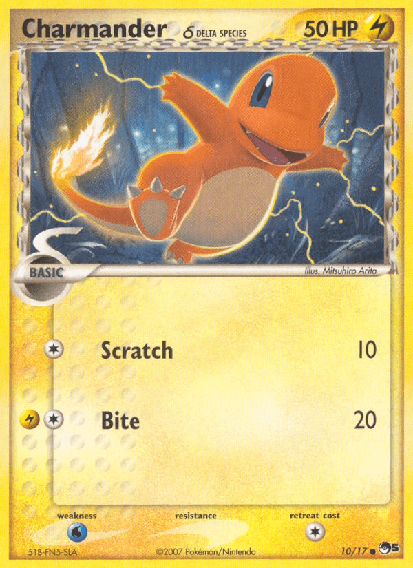 Charmander δ Pokémon card