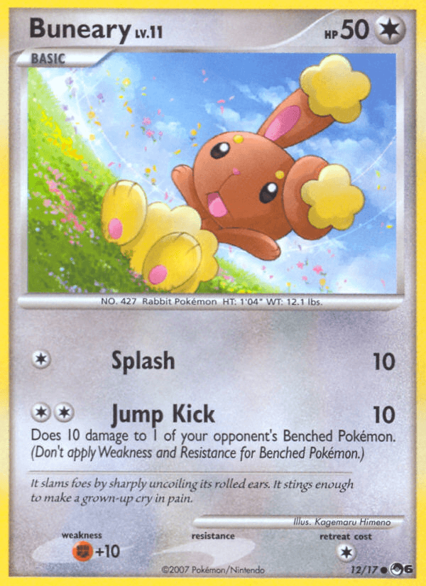Buneary Pokémon card