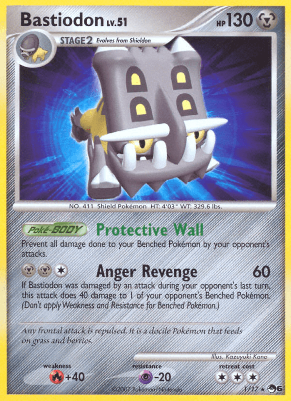 Bastiodon Pokémon card