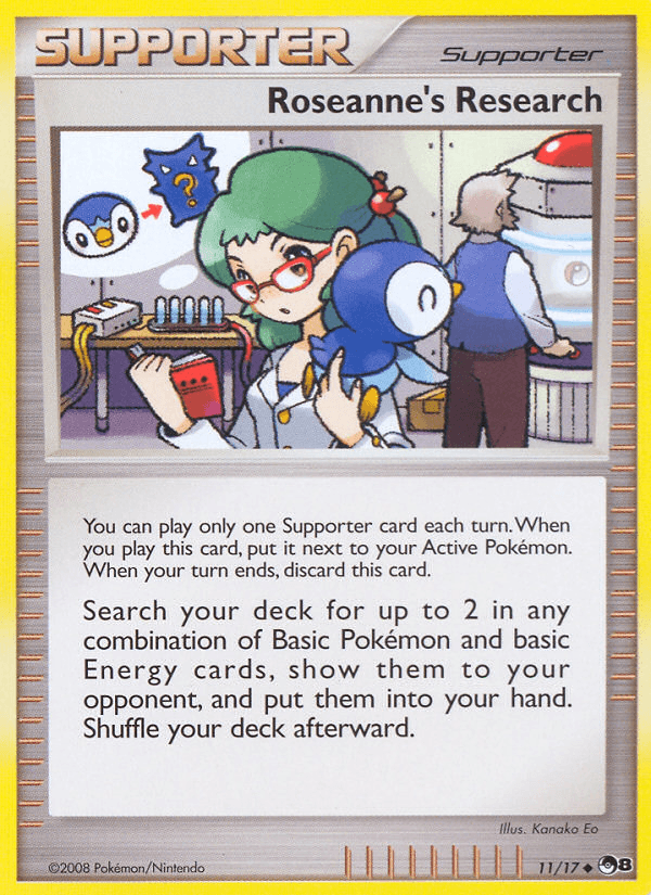 Roseanne's Research Pokémon card