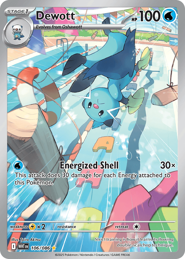 Dewott Pokémon card