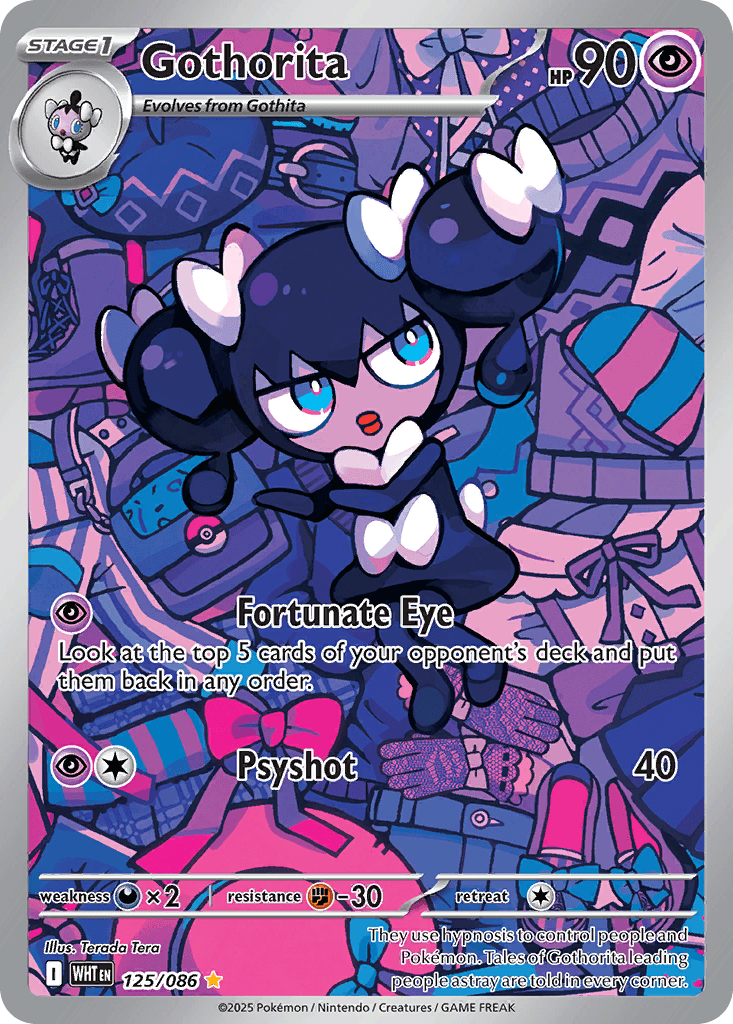 Gothorita Pokémon card