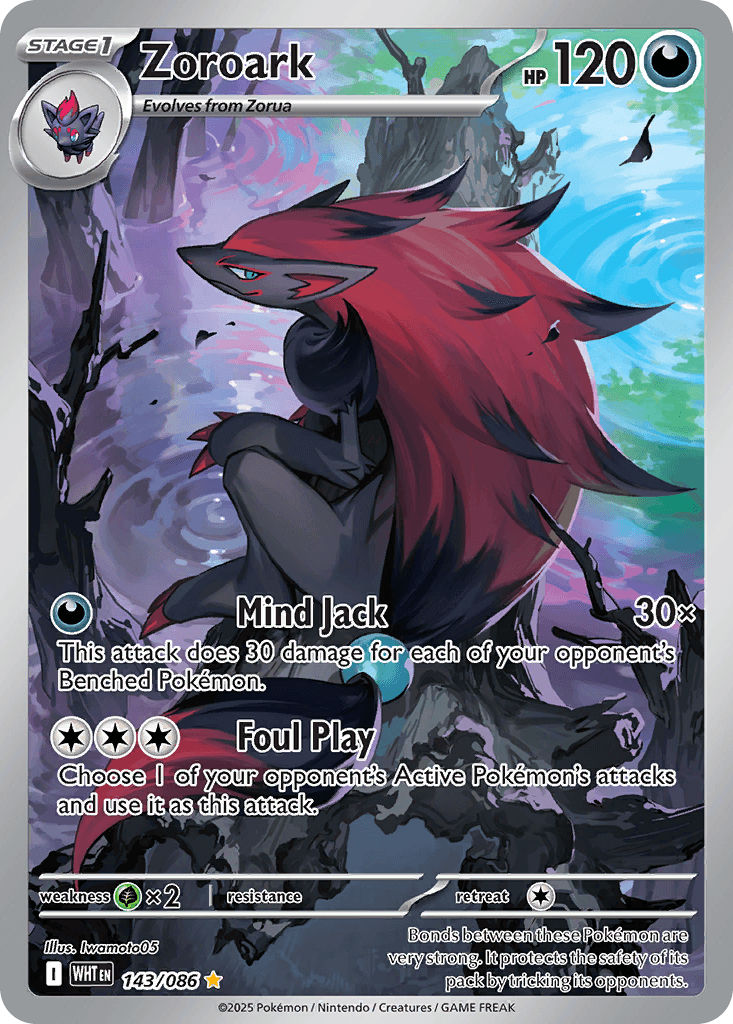 Zoroark Pokémon card
