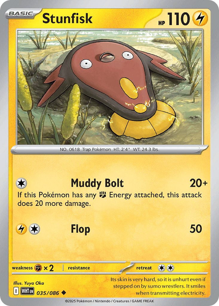 Stunfisk Pokémon card