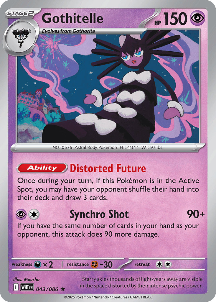Gothitelle Pokémon card