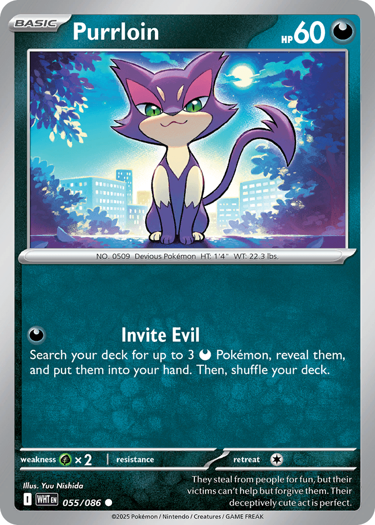 Purrloin Pokémon card