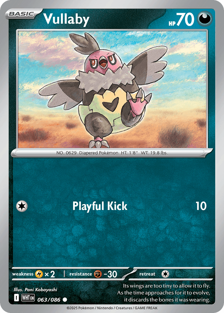 Vullaby Pokémon card