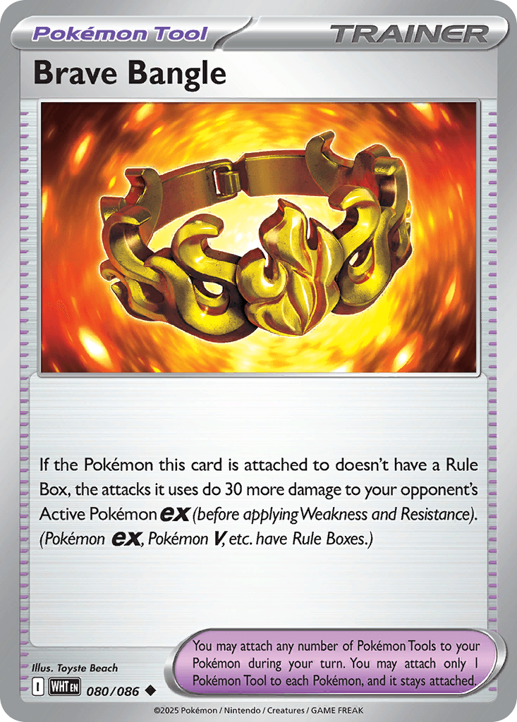 Brave Bangle Pokémon card