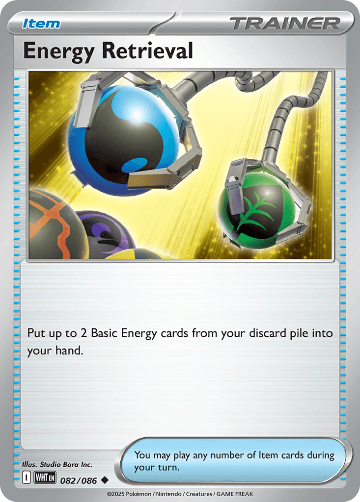 Energy Retrieval Pokémon card