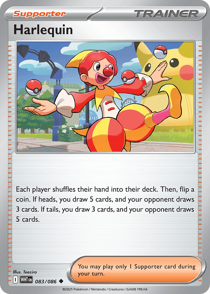 Harlequin Pokémon card