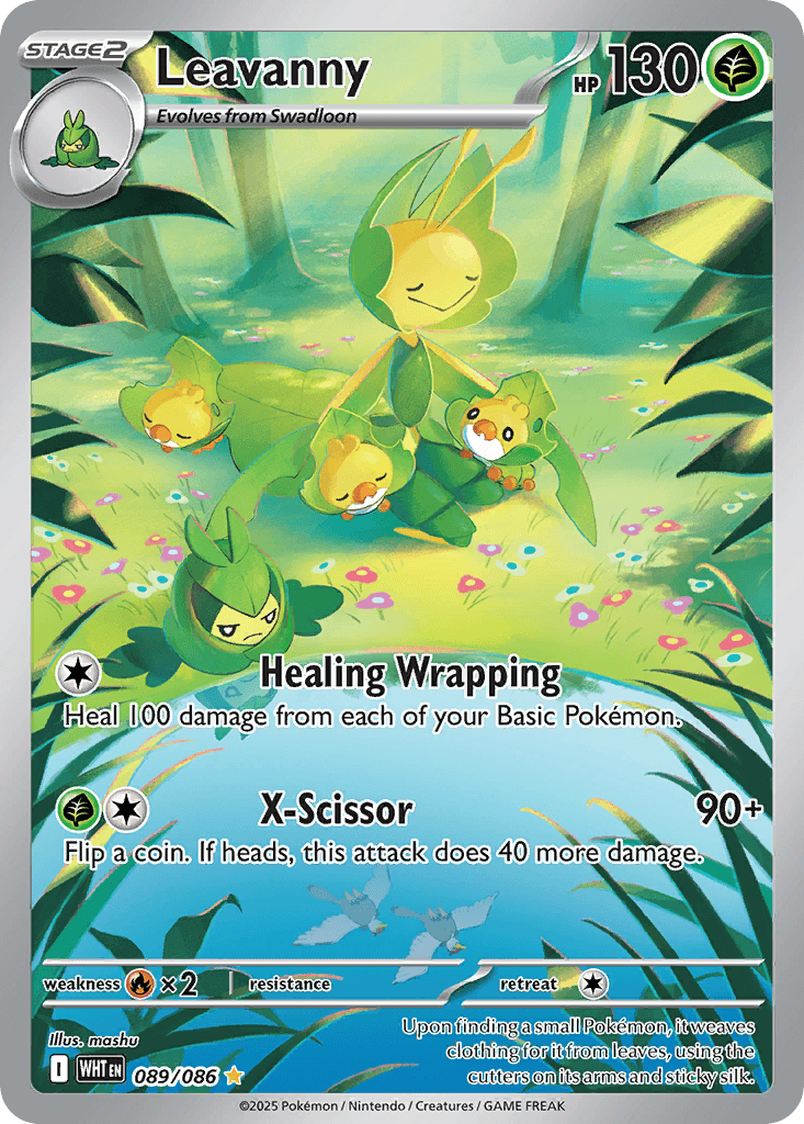 Leavanny Pokémon card
