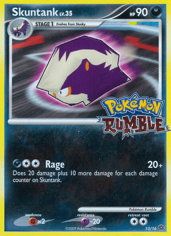 Skuntank Pokémon card