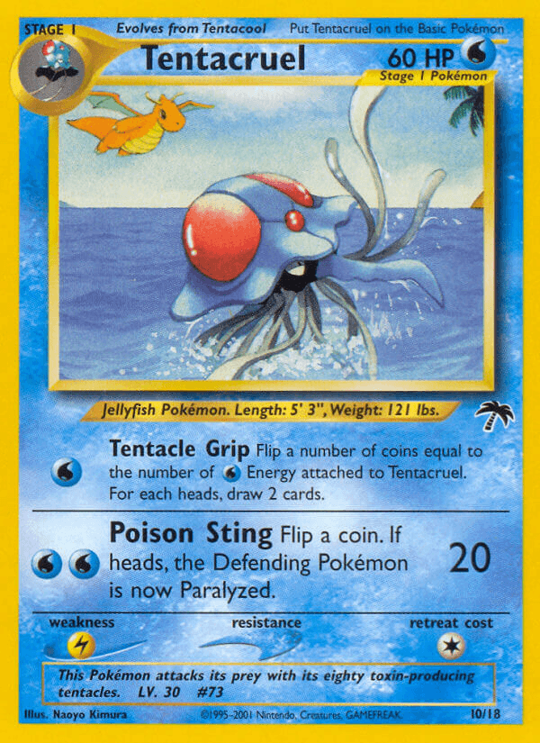 Tentacruel Pokémon card