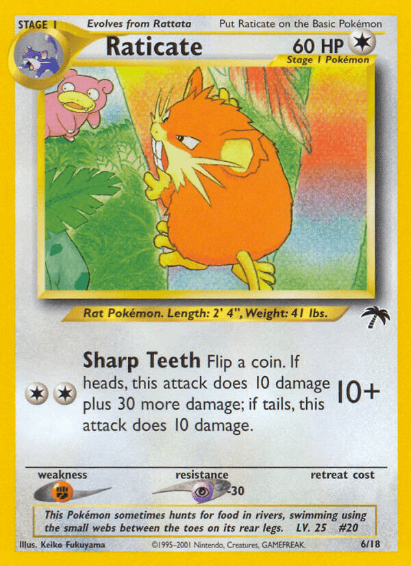 Raticate Pokémon card