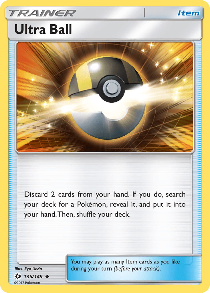 Ultra Ball Pokémon card