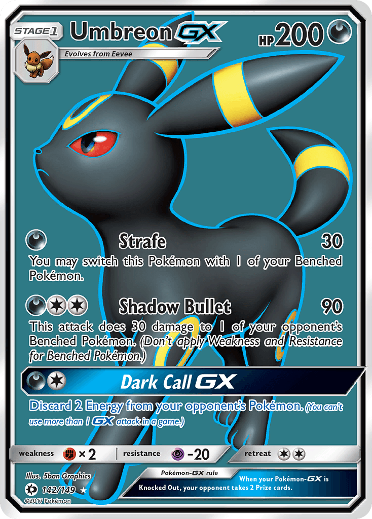 Umbreon-GX from Sun & Moon