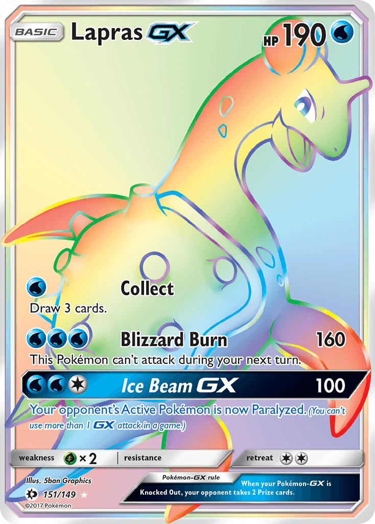 Lapras-GX from Sun & Moon