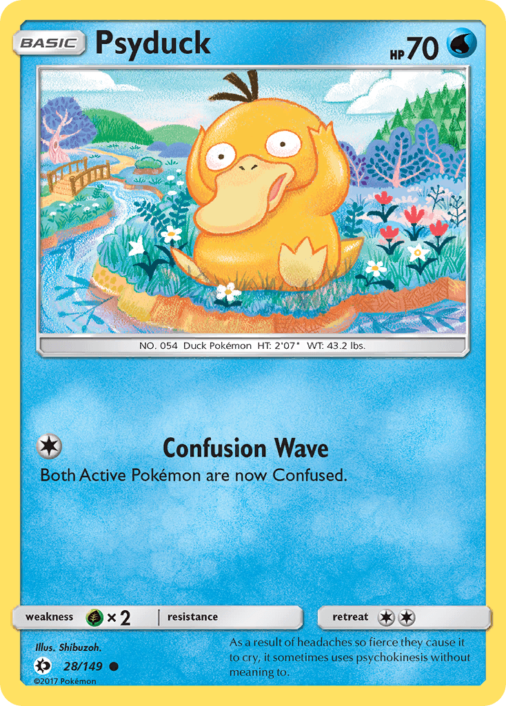 Psyduck Pokémon card