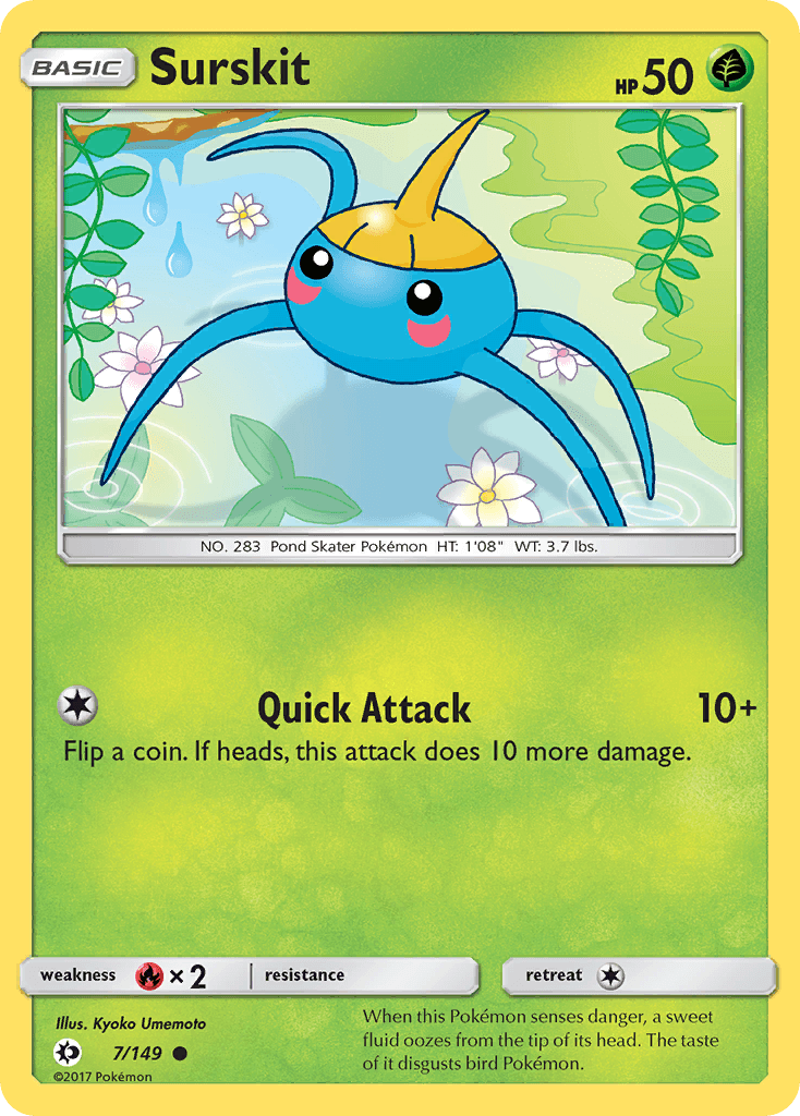 Surskit Pokémon card