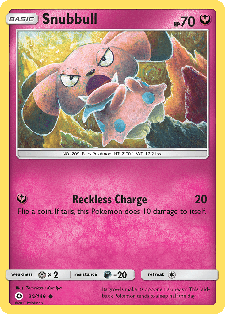 Snubbull Pokémon card