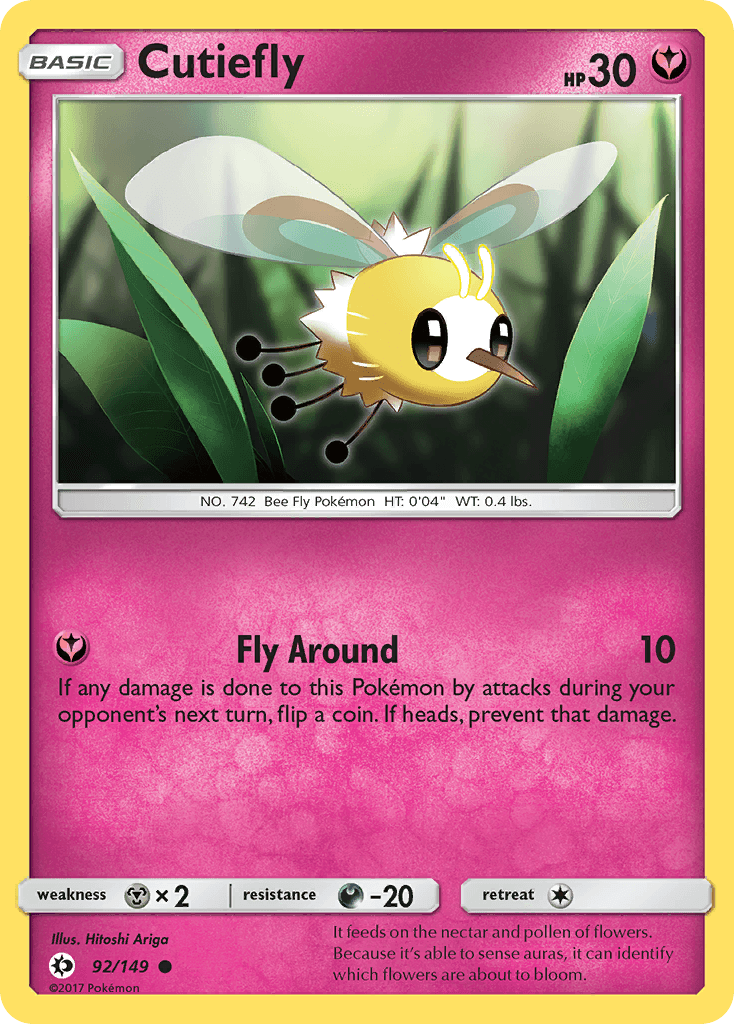 Cutiefly Pokémon card