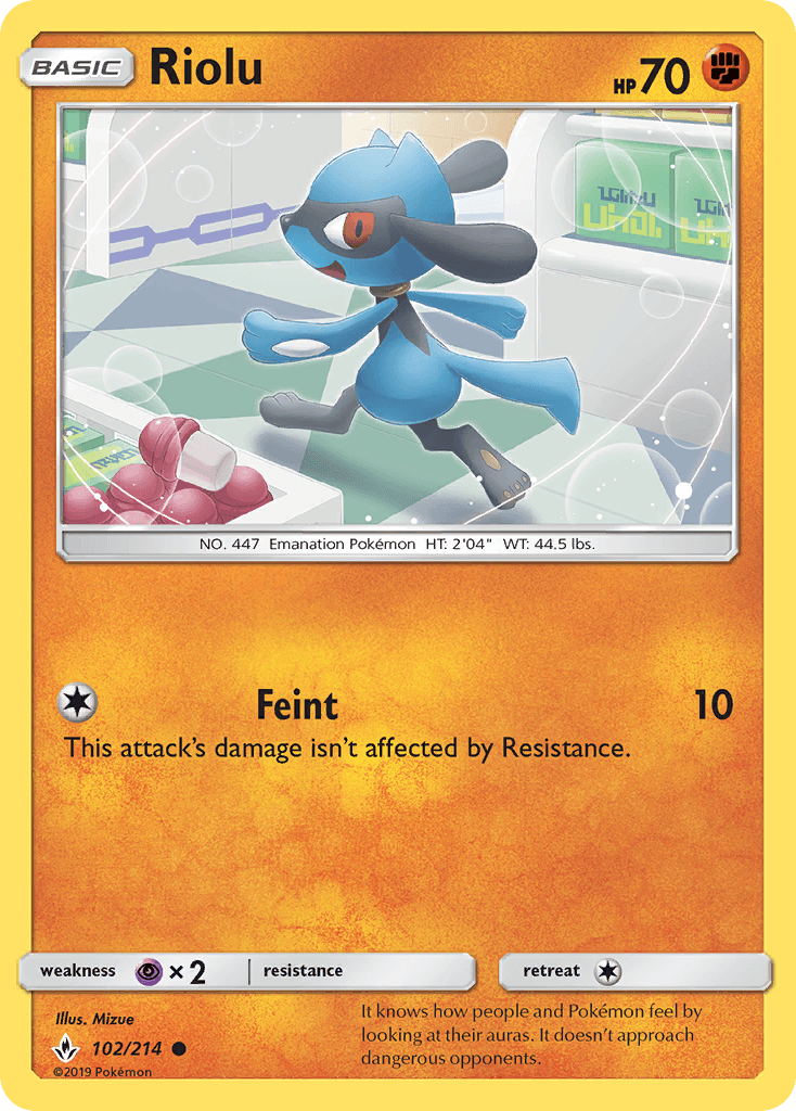 Riolu Pokémon card