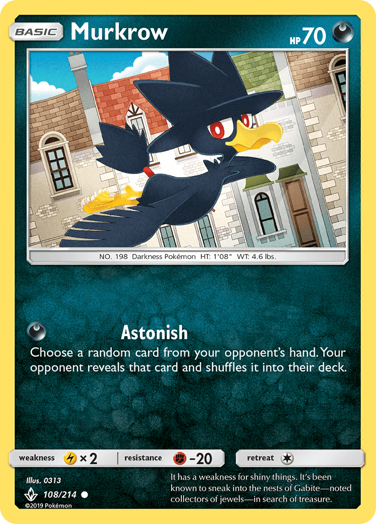 Murkrow Pokémon card