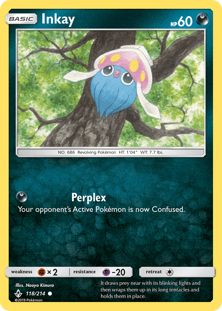 Inkay Pokémon card