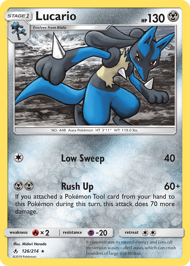Lucario from Unbroken Bonds