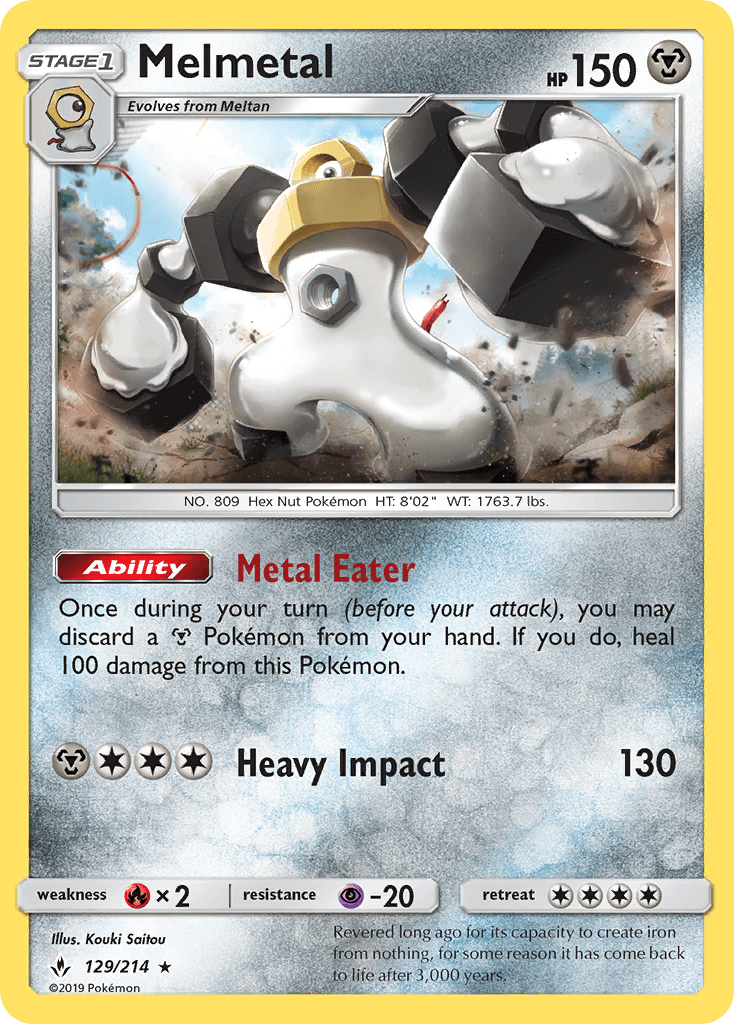Melmetal Pokémon card