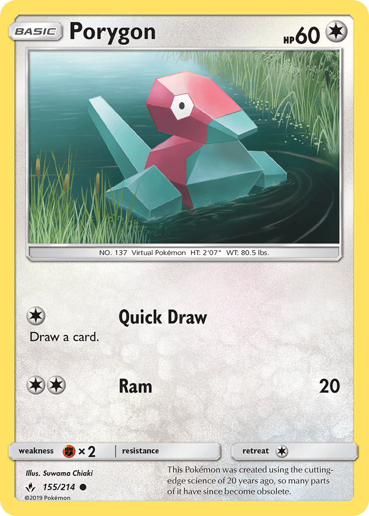Porygon Pokémon card