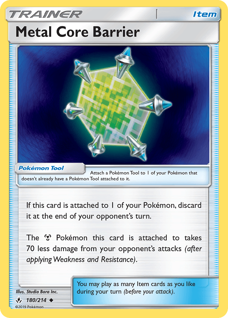 Metal Core Barrier Pokémon card