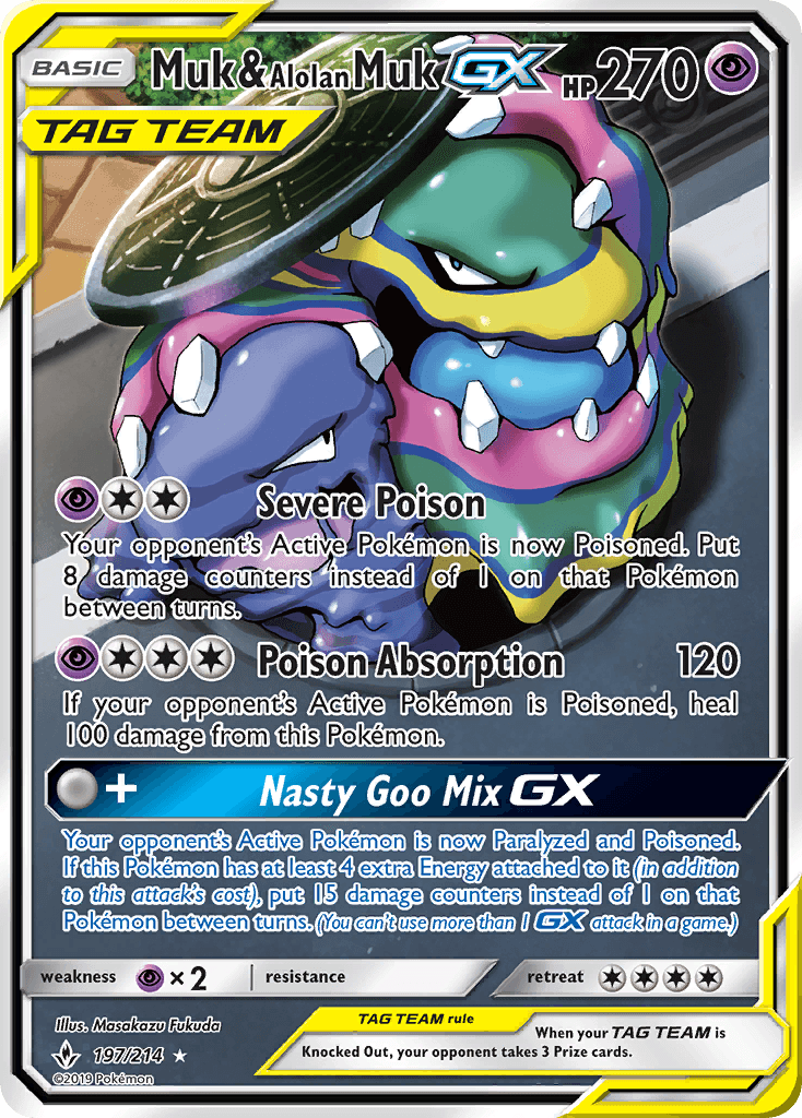Muk & Alolan Muk-GX — Rare Ultra