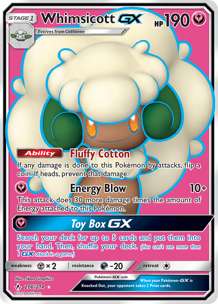 Whimsicott-GX — Fairy type