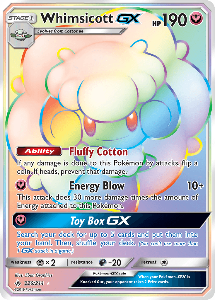 Whimsicott-GX — Fairy type