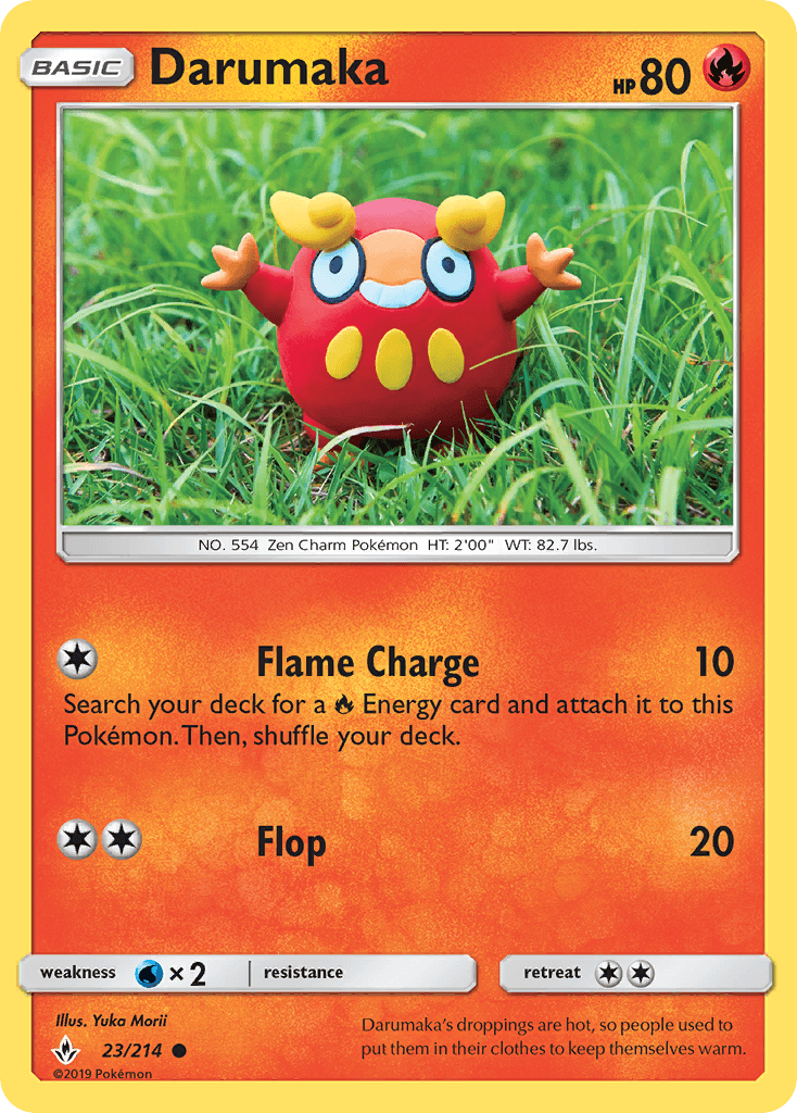 Darumaka Pokémon card
