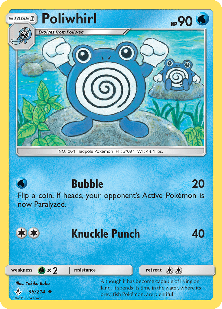 Poliwhirl Pokémon card