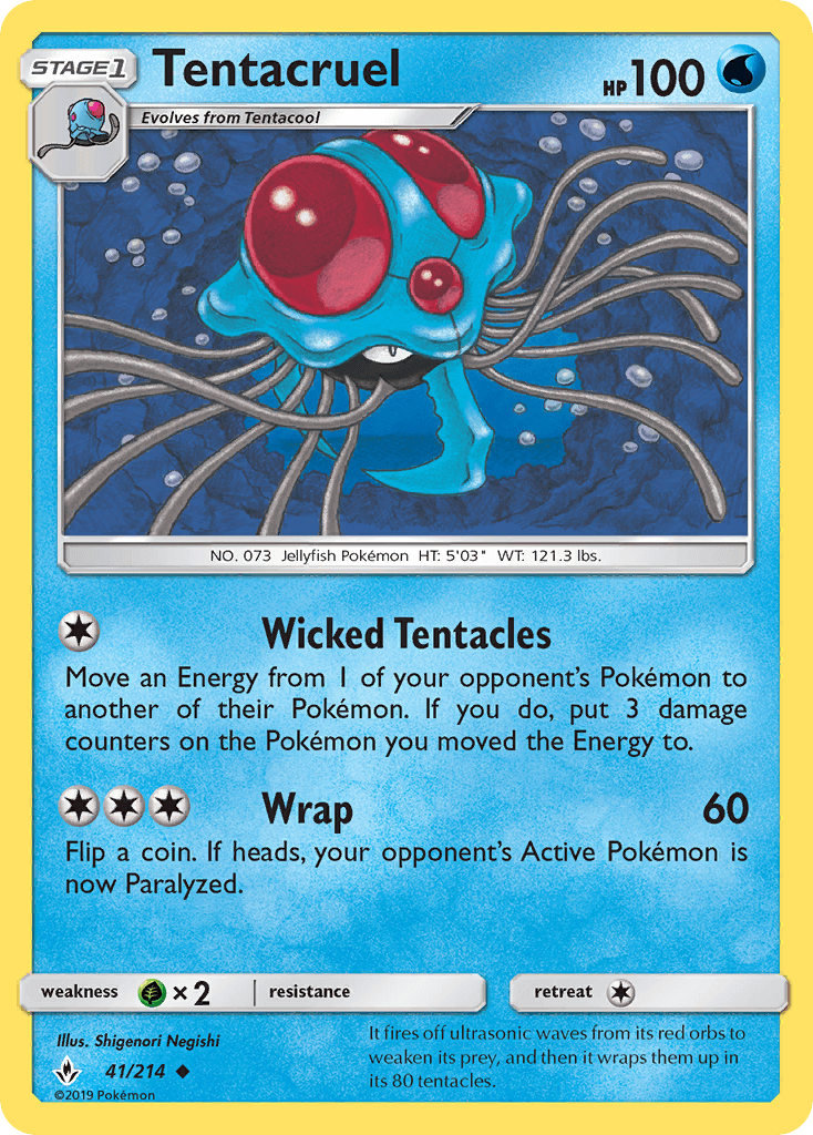 Tentacruel Pokémon card