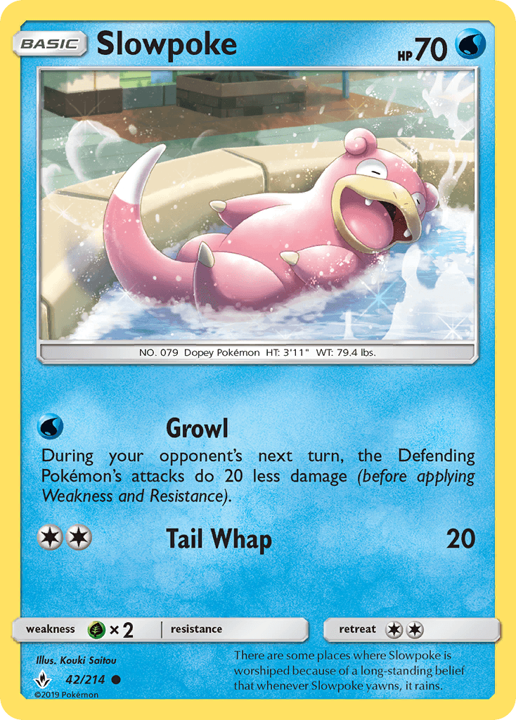 Slowpoke Pokémon card