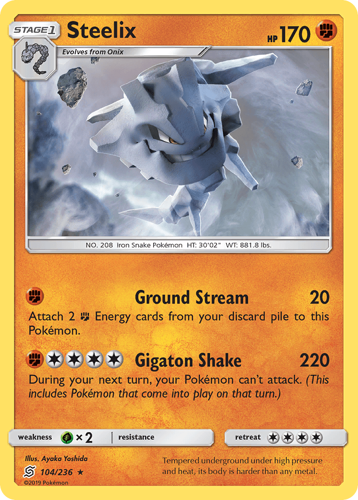 Steelix Pokémon card